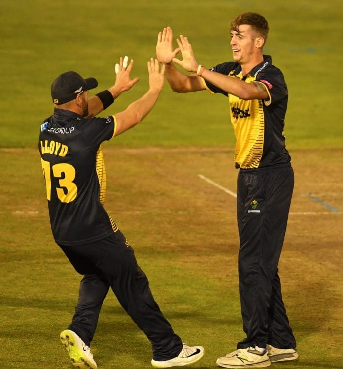 Glamorgan v Hampshire - T20 Vitality Blast Roman Walker, Ysgol Bryn Alyn