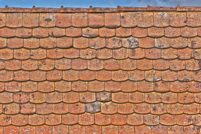 Old Roof Tiles Building House