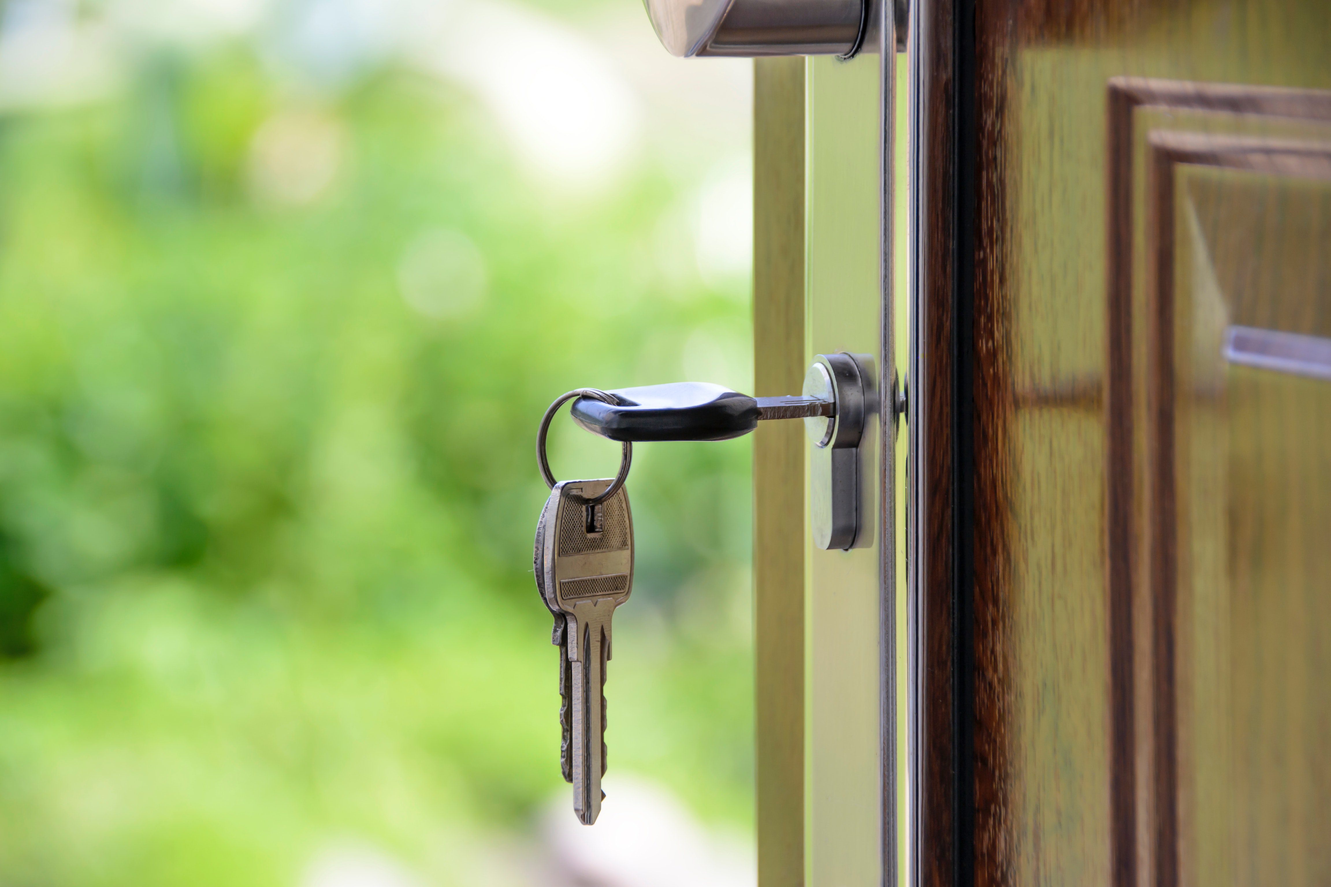 key in door - wrexham council housing