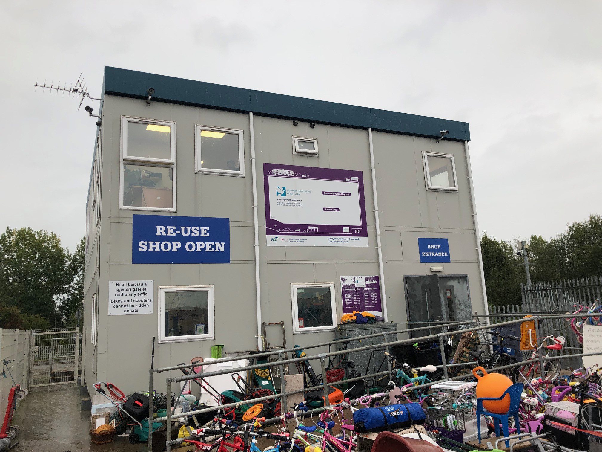 The reuse shop, Bryn Lane Recycling Centre