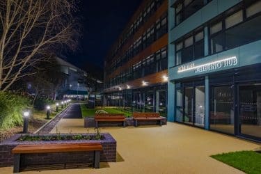 Crown buildings in Wrexham
