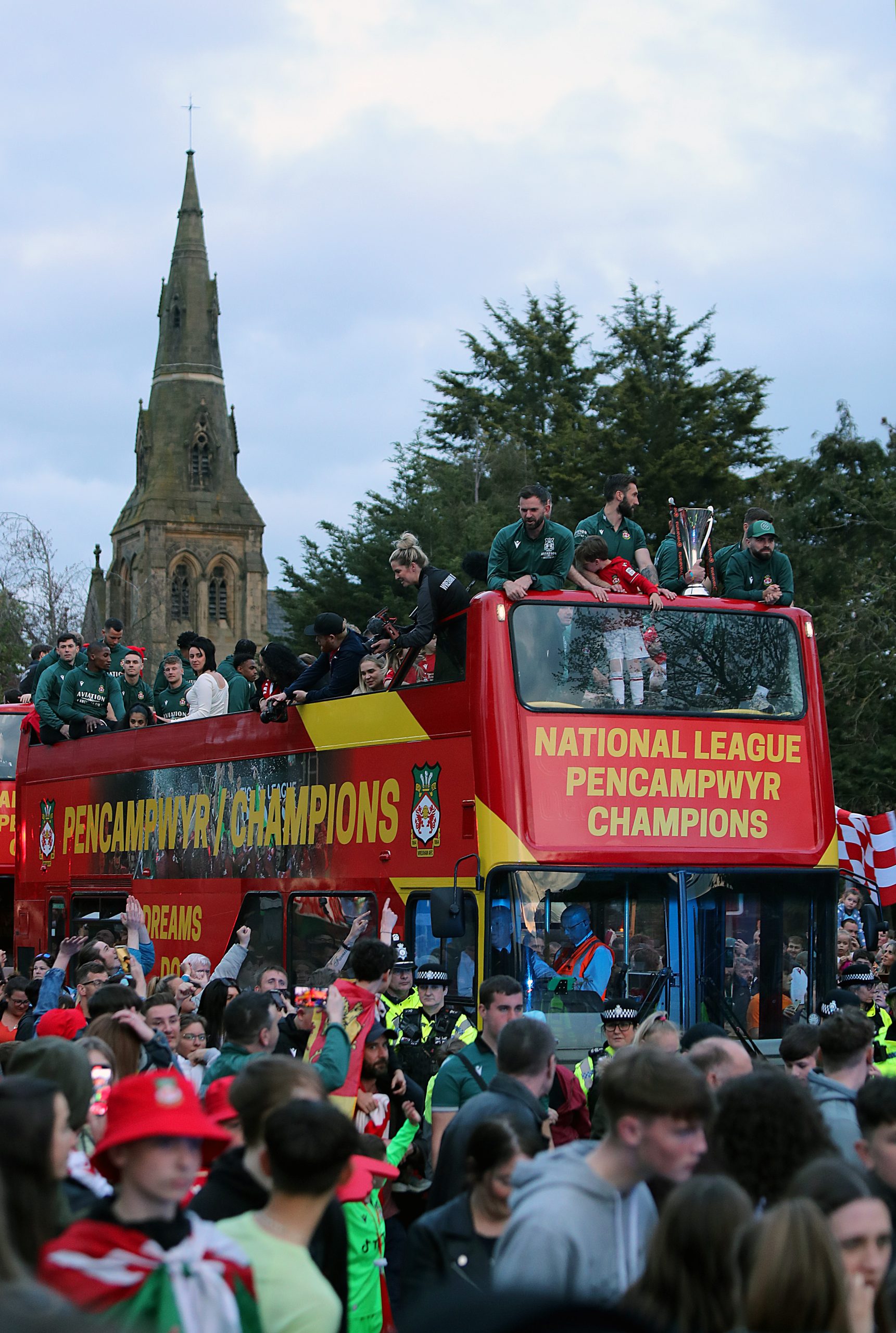 Wrexham AFC victory parade