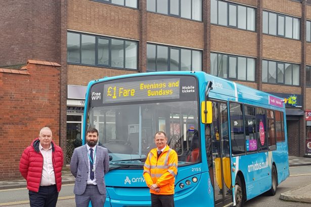 £1 bus fares in Wrexham