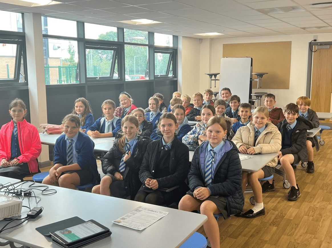 Pupils from the Rofft School at Digital Heroes