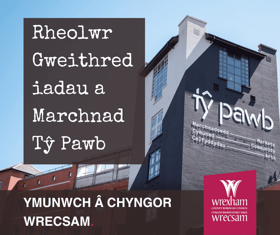 Cyfle Swydd: Rheolwr Gweithrediadau a Marchnad Tŷ Pawb