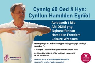 Cynnig 60 Oed a hyn: Cynllun Hamdden Actif 60+