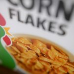 A box of Kelloggs Cornflakes