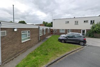 Exterior of Greenacres building in Wrexham