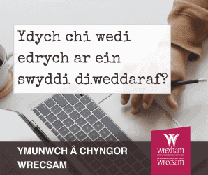 Mae cyfleoedd gwaith newydd wedi glanio – darllenwch ymlaen i ddysgu mwy!