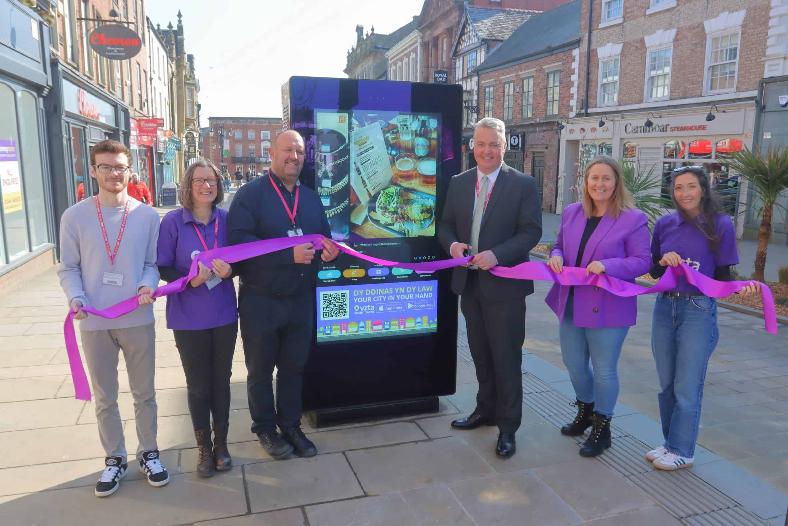 Wrexham revolutionises business visibility with VZTA Digital Screens Software