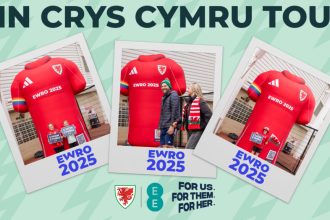 CBDC yn cyhoeddi Taith ‘Ein Crys Cymru’ cyn UEFA EWRO Menywod 2025