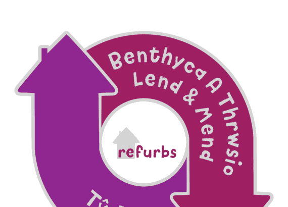 Lend & Mend Ty Pawb logo
