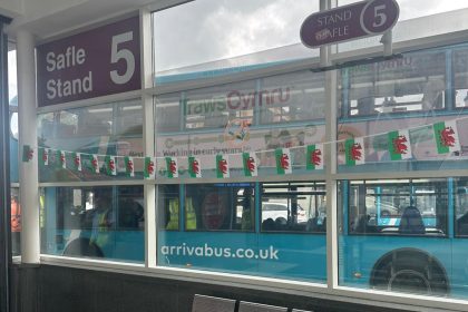 Wrexham bus station - stand 5