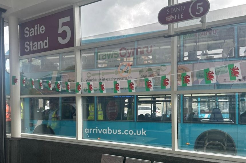 Wrexham bus station - stand 5