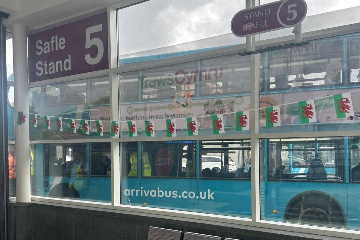 Wrexham bus station - stand 5