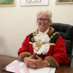 The Mayor of Wrexham, Councillor Tina Mannering