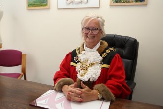The Mayor of Wrexham, Councillor Tina Mannering