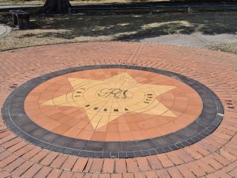 Burma Star memorial in Wrexham