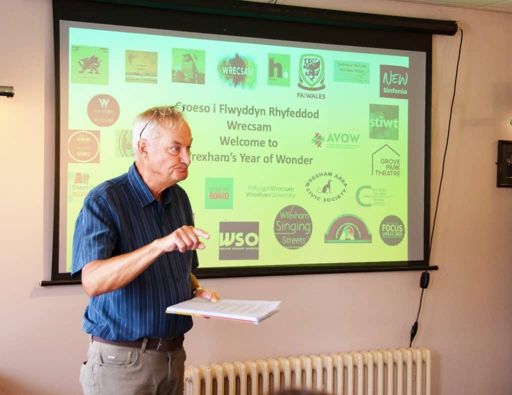 Lansio "Blwyddyn o Ryfeddod" Wrecsam
