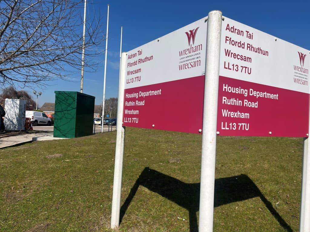 Ruthin Road Park and Ride location