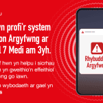 • Bydd Llywodraeth y DU yn cynnal prawf cenedlaethol o'r system Rhybuddion Argyfwng ddydd Sul 7 Medi am 3pm.