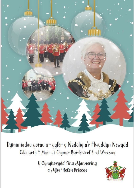 Neges ar gyfer y Nadolig gan Faer Wrecsam