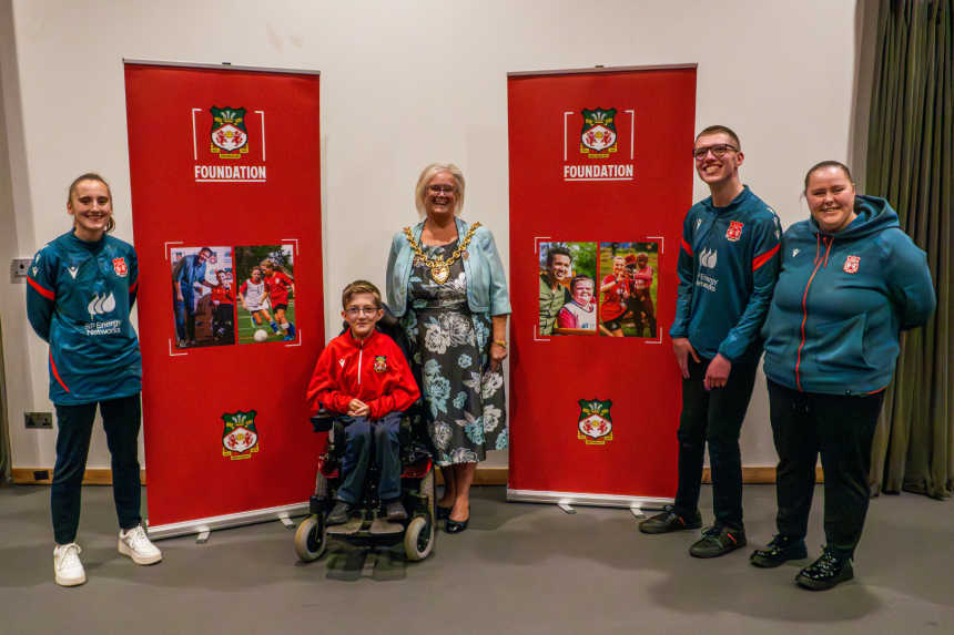 Wrexham AFC exhibition at Ty Pawb