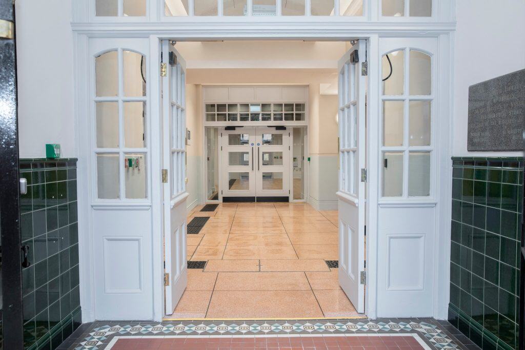 Wrexham Old Library Entrance