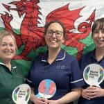 The renal team at the Maelor Hospital in Wrexham