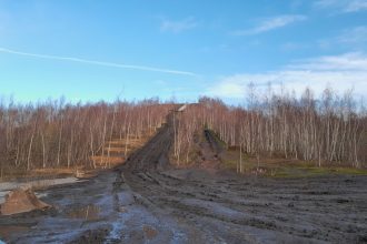 Llay coal tip in Wrexham