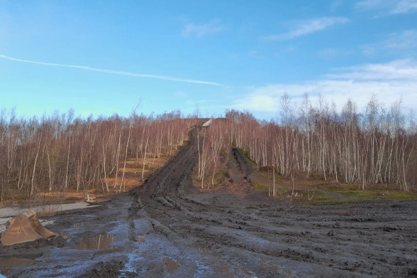 Llay coal tip in Wrexham