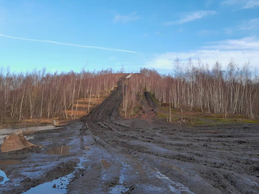 Llay coal tip in Wrexham