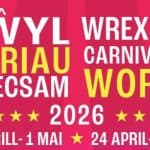 Gwyl Geiriau Wrecsam 2026, 24 Ebrill - 1 Mai Wrexham Carnival of Words 2026, 24 April - 1 May