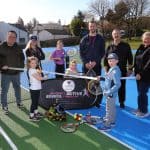 Cyrtiau tennis Parc Bwlchgwyn yn ailagor ar ôl adnewyddu