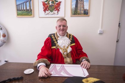 Mayor of Wrexham Councillor Jeremy Kent