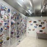 Butterfly trail entries displayed at Tŷ Pawb