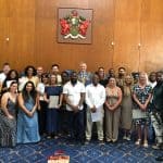 Dathlu gweithwyr gofal cymdeithasol mewn gwobrau cymwysterau