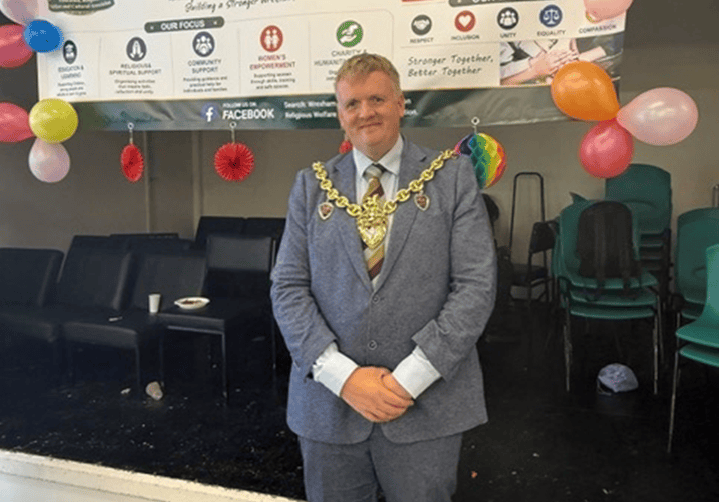 Mayor of Wrexham, Councillor Jeremy Kent