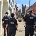 North Wales Police in Wrexham city centre