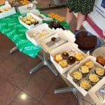 Staff y Cyngor yn codi dros £325 ar gyfer Bore Coffi Macmillan