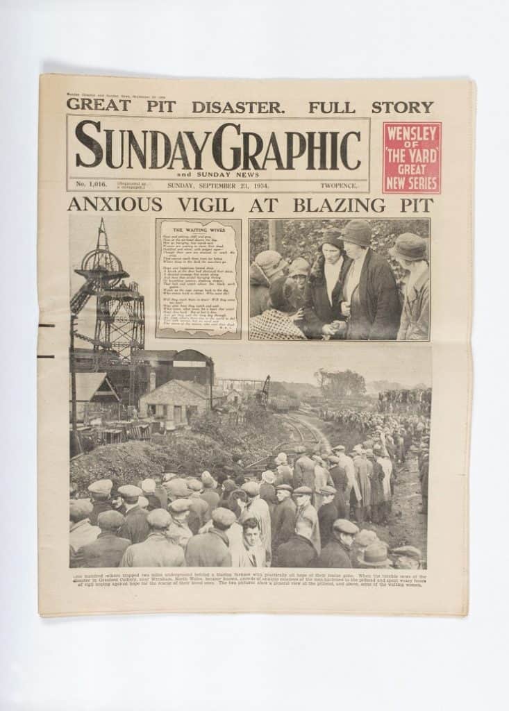 Gresford pit disaster media coverage
