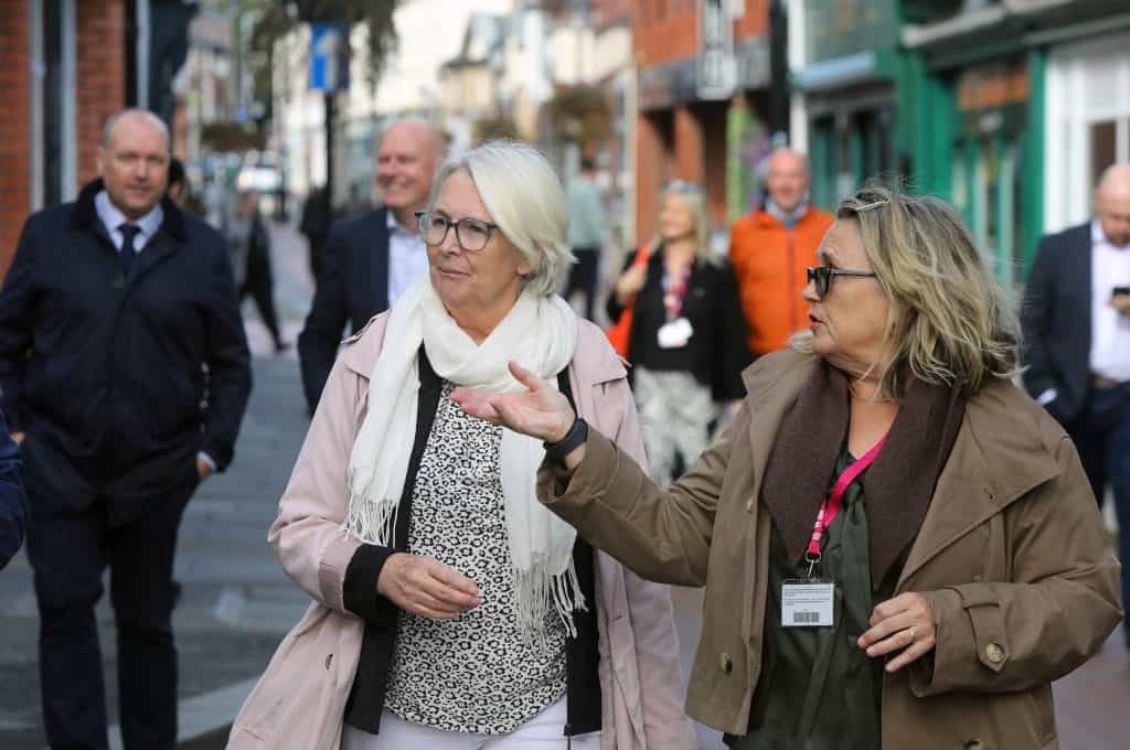 Sian Gwenllian visits Wrexham